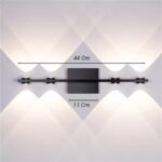FILLISKA Aluminium LED Indoor Up/Down Wall Light Warm White - Image 3