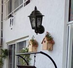 Lyse Decor Metal & Glass Outdoor Waterproof Wall Lamp - Image 3