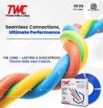 TWC Lite Yellow 6 SQMM Copper Wire (45m) | HRFR, Lead-Free, Low Smoke Cable - Image 4