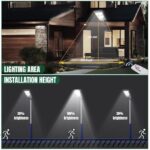 XERGY 50W Solar LED Street Light | Motion Sensor, IP67, Remote - Image 5