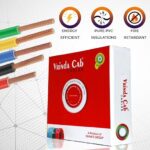 VRINDA Red 2.5mm Electrical Wire (90m) | PVC Insulated CCA Copper Cable + Free Insulation Tape - Image 2