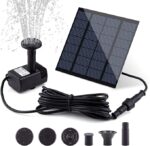 Skypearll Solar Panel Water Fountain