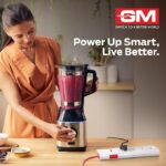 GM 3060 Extension Board 10A 250V | 2m Cord, Surge Protector, 4 Sockets - Image 5