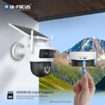HIFOCUS 3MP Dual‑Lens 4G Solar CCTV Camera - Image 2