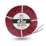 Super GEC 2 Core 0.75 Sq.mm CCA Copper Wire (45m) | FR PVC Insulated, 1100V