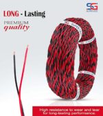 Super GEC 2 Core 0.75 Sq.mm CCA Copper Wire (45m) | FR PVC Insulated, 1100V - Image 5