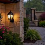 Lyse Decor Metal & Glass Outdoor Waterproof Wall Lamp - Image 4